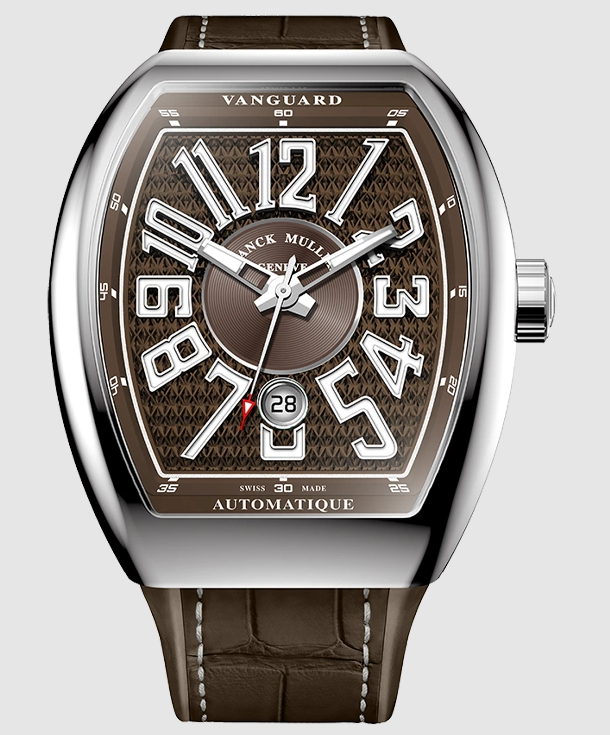 Buy Franck Muller Vanguard Replica Watch for sale Cheap Price V 43 SC DT CLA BN AC BN GRI BLC AC (BN)